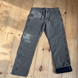 Wrangler Riggs workwear fleece-lined pants